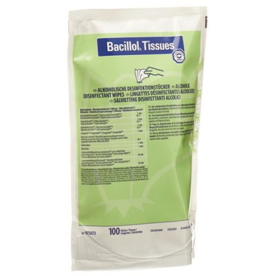 Bacillol vævsoverfladedesinfektion refill 100 stk