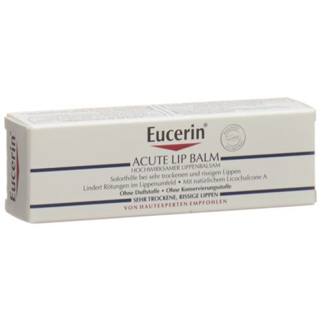 Eucerin Acute Lip Balm - Intensive Care for Chapped and Inflamed Lips