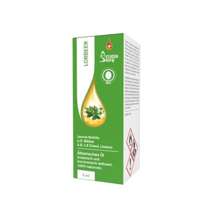 Aromasan babér Äth / olaj dobozokban Bio 5 ml