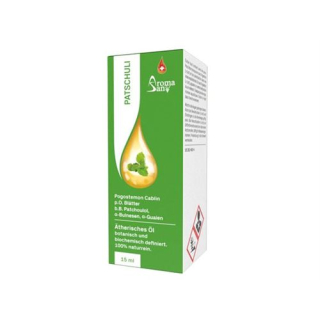 Aromasan Patchouli essential oil in box organic 15 ml