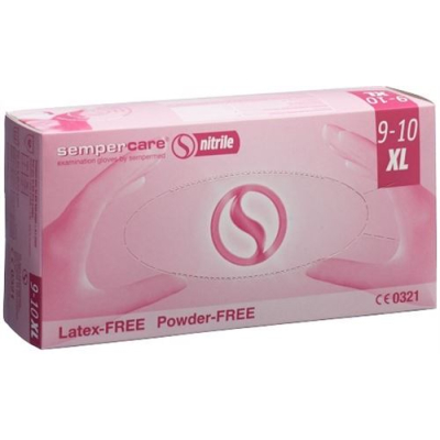 Sempercare gloves nitrile xl առանց փոշի ստերիլ 90 հատ