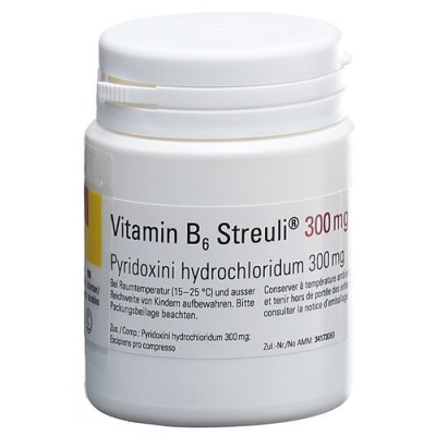 Vitamin b6 streuli tablet 300 mg can 100 kom