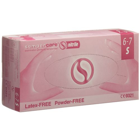 Buy Sempercare Gloves - Nitrile Powder-free S-Sterile 100 pcs