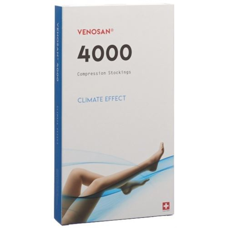 VENOSAN 4002 A-DH KKL2 XL lång öppen svart 1 par