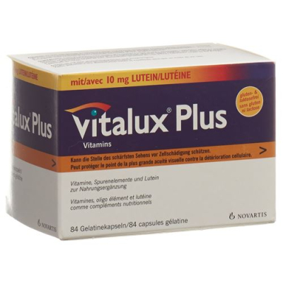 Vitalux plus omega + lutein 84 kapsler