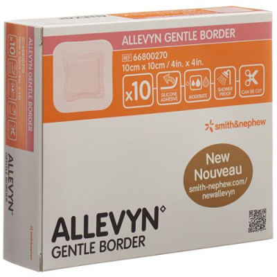 Allevyn Gentle Border дресинг 10х10см 10 бр