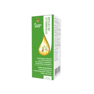 Aromasan Citronella essential oil in box organic 15 ml