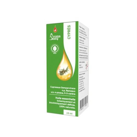 Aromasan Cypress Äth / õli karpides Bio 15ml