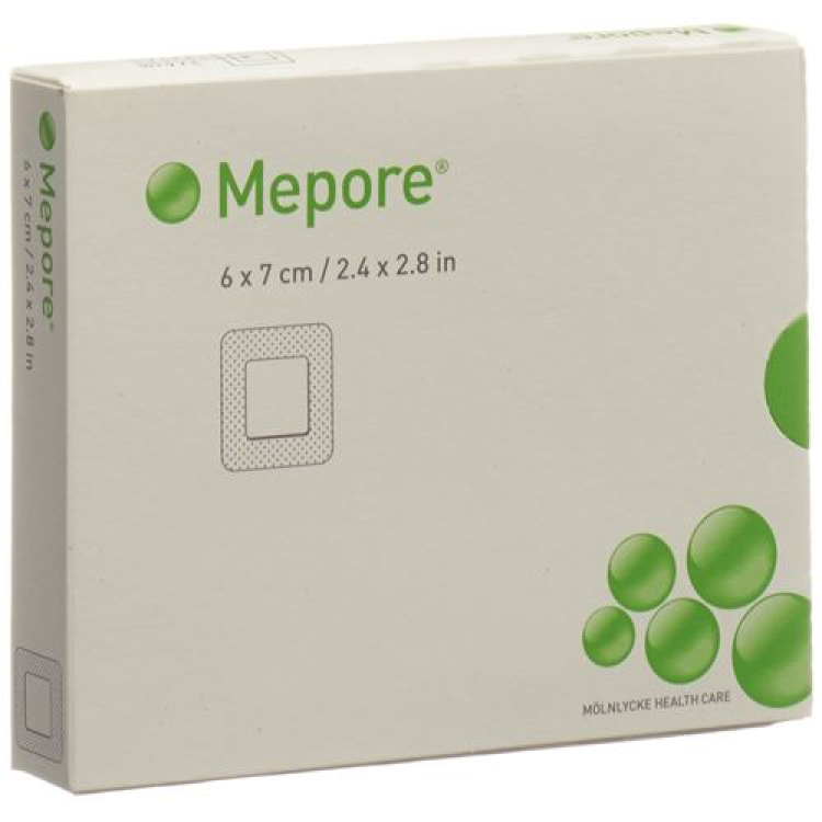 Επίθεμα τραυμάτων Mepore 7x6cm επίθεμα πληγών 4x3cm 10 τεμ