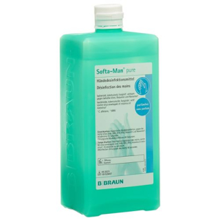 Softa-Man pure désinfection des mains sans alcool sans parfum 1000 ml