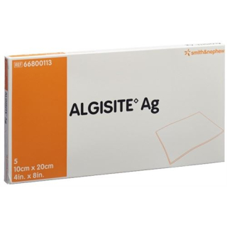 Algisite Ag alginato comprime 10x20cm 5 unid.