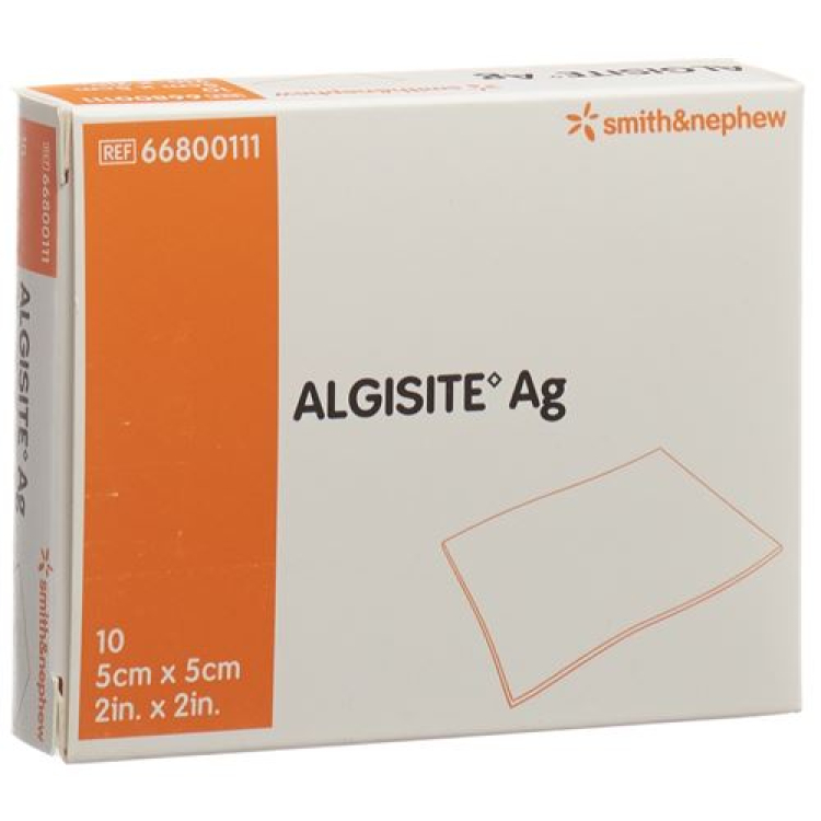 Algisite Ag alginát borogatások 5x5cm 10 db