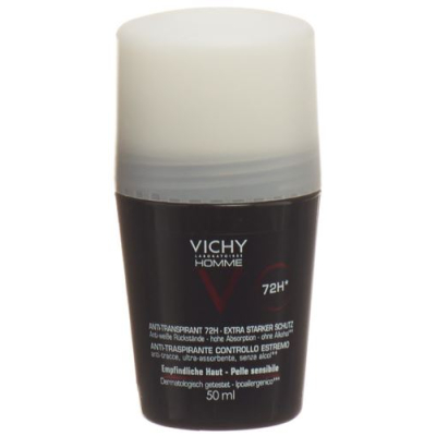 Vichy Homme Homme Deo מווסת באופן אינטנסיבי רול-און 50 מ"ל