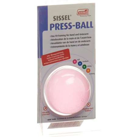 М'яч для пресу Sissel ніжно-рожевий