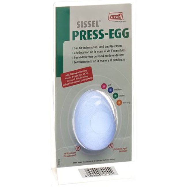 بيضة ضغط سيسيل وسط أزرق