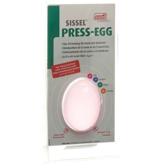 SISSEL Press Egg myk rosa