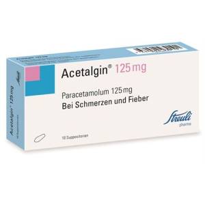 Suplemento de acetalgina 125 mg 10 unid.