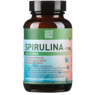 NaturKraftWerke Espirulina California en gránulos de 500 mg 100 uds