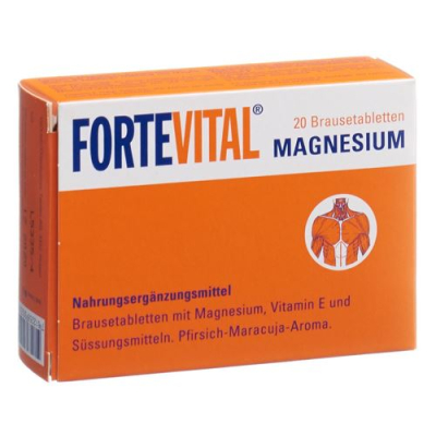 Fortevital טבליות מבעבע מגנזיום 20 יח'