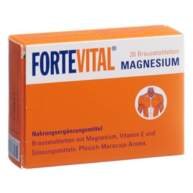 FORTEVITAL Magnezyum efervesan tabletler 20 adet