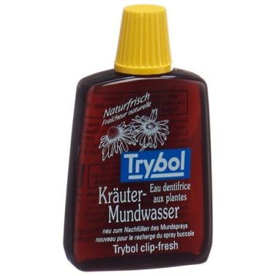 Trybol herbal mouthwash travel bottle 20 ml