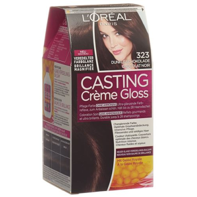 Gjutning creme gloss 323 mörk choklad