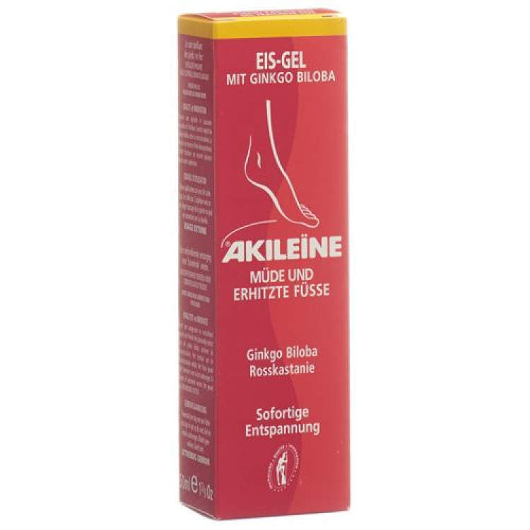 AKILEINE ice red gel with Ginkgo Biloba Tb 50 ml