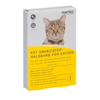 Martec Pet Care Collier anti-parasites en PET pour chats