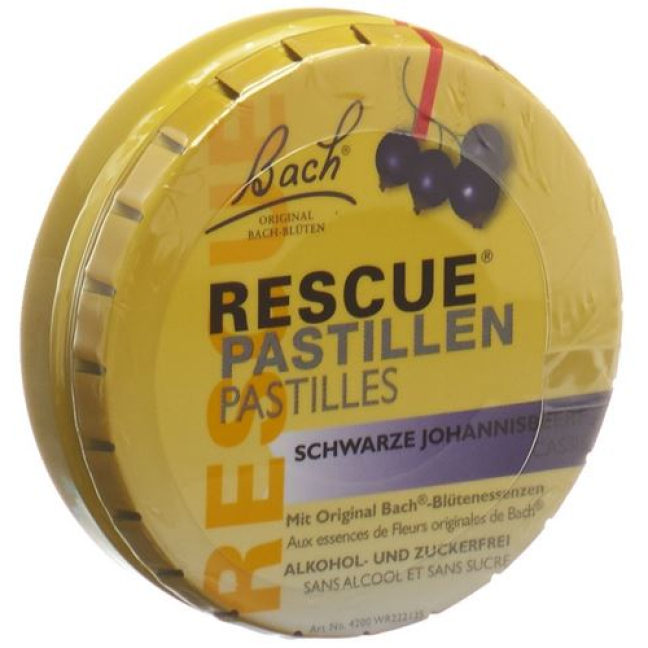 Pastilhas Rescue Groselha Preta 50 g