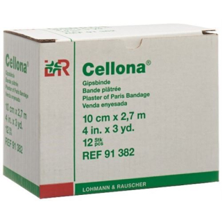 Cellona գիպսային վիրակապ 2,75մx10սմ նուրբ յուղալի 12 հատ