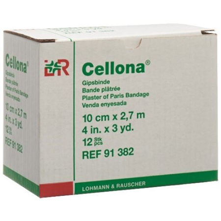 Cellona plaster bandages 2.75mx10cm fine creamy 12 pcs