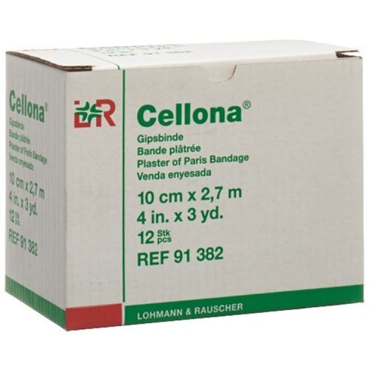 Cellona Gipsbinden 2.75mx10cm feincremig 12 Stk