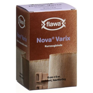 FLAWA NOVA VARIX коротка еластична пов'язка 8 см x 5 м skinfa