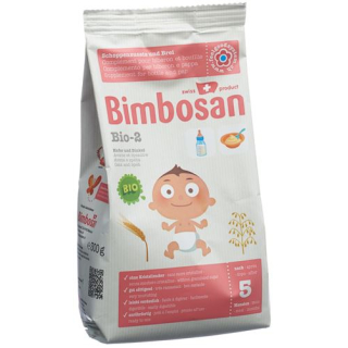 Bimbosan Bio 2 귀리 및 스펠트 파우더 리필 300g