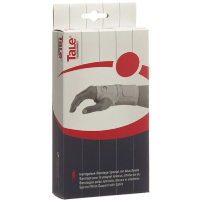 Tale wrist bandage with splint 35mm 15cm left skin-colored