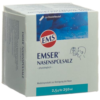 Emser nasal rinsing salt 50 bags 2.5 g