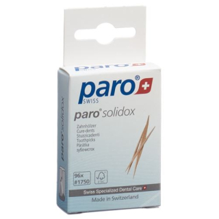 PARO SOLIDOX tand trä medium dubbelsidig 96 st