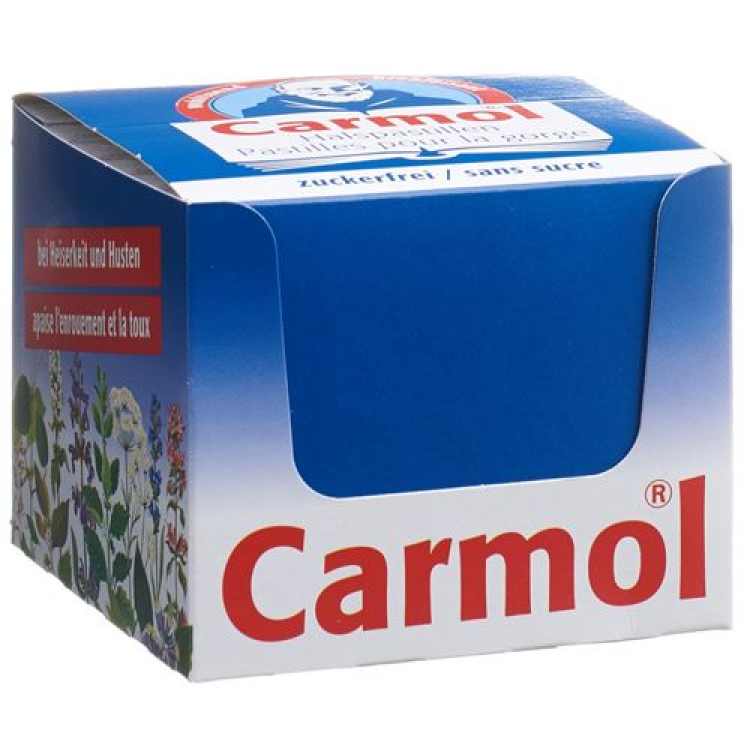 Carmol Halspastillen bez cukru 12 x 45 g