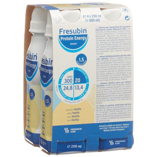 Fresubin Protein Enerji İçeceği Vanilya 4 x 200 ml