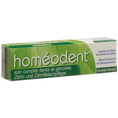 ការថែរក្សាអញ្ចាញធ្មេញ homeodent chlorophyll 75ml ទាំងស្រុង