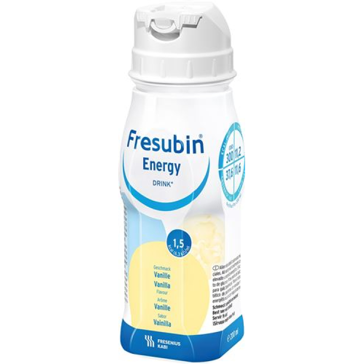 Fresubin Energy DRINK vanilj 4 Fl 200 ml