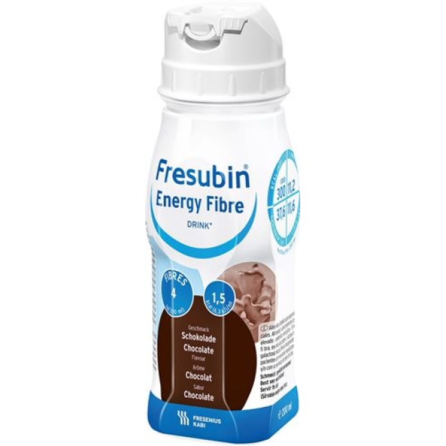 Fresubin Energy Fiber DRINK chokolade 4 Fl 200 ml