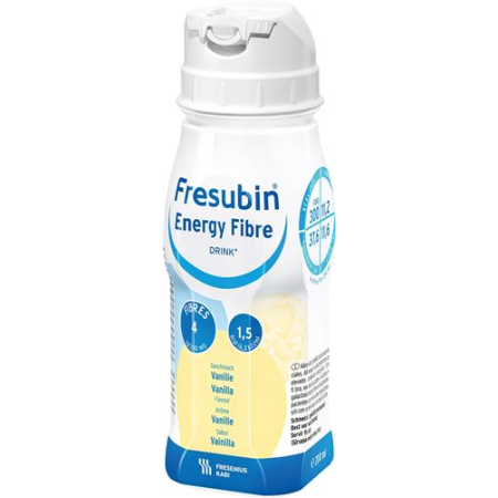 Fresubin Energy Fibre DRINK Vanille 4 Fl 200 ml