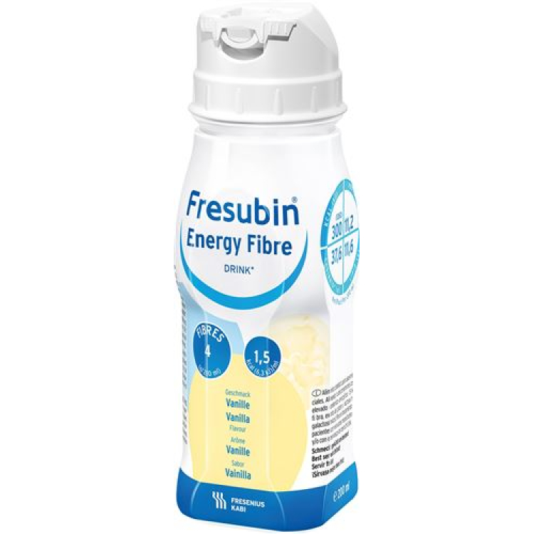 Fresubin Energy Fiber DRINK Vanilla 4 φιάλες 200 ml