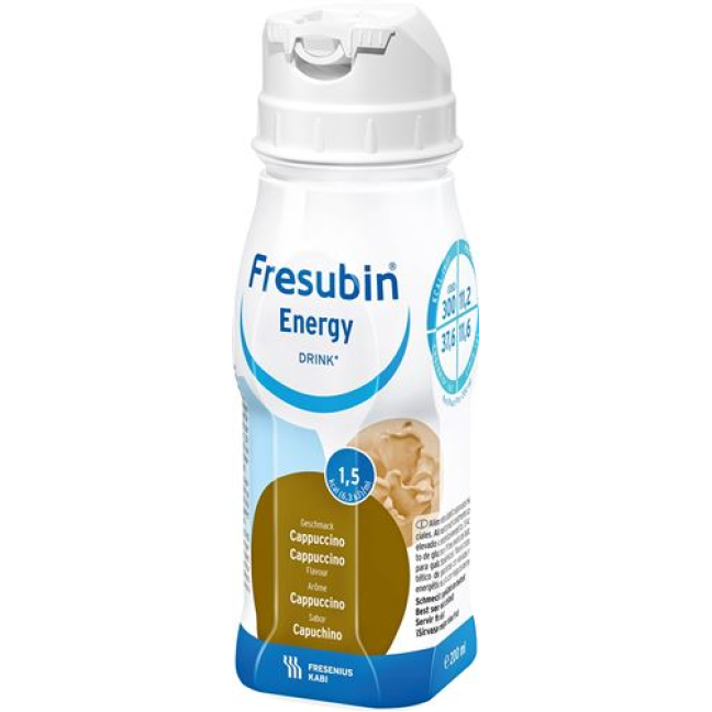 Fresubin Energy DRINK קפוצ'ינו 4 Fl 200 מ"ל