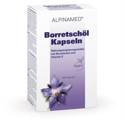 ALPINAMED Borretschöl Kaps 100 Stk