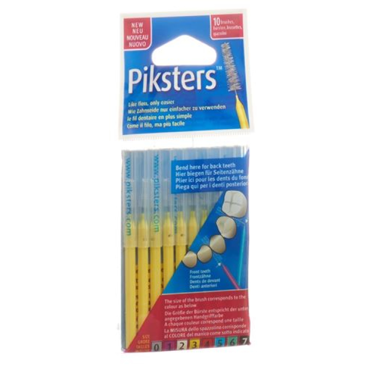 Bàn chải kẽ răng Piksters 3 10 cái