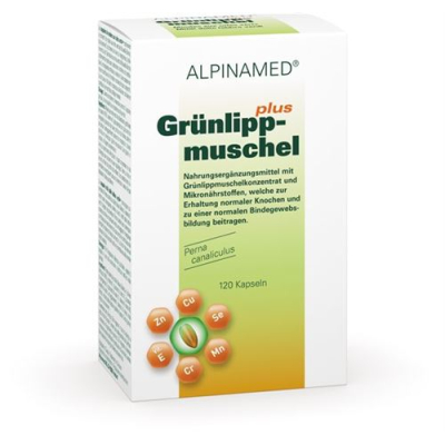 Alpinamed grünlippmuschel plus kapseln 120개입