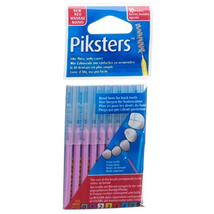 Bàn chải kẽ răng Piksters 1 10 cái