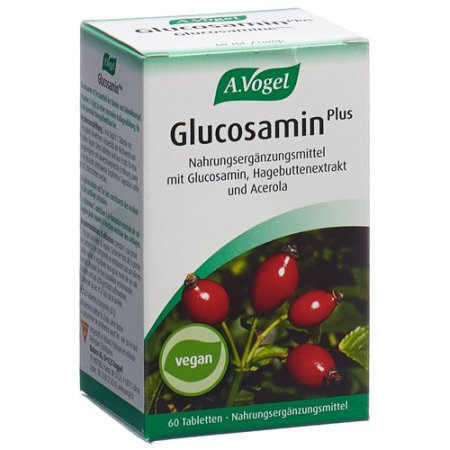 A.Vogel Glucosamine Plus -tabletit ruusunmarjauutteella 60 kpl